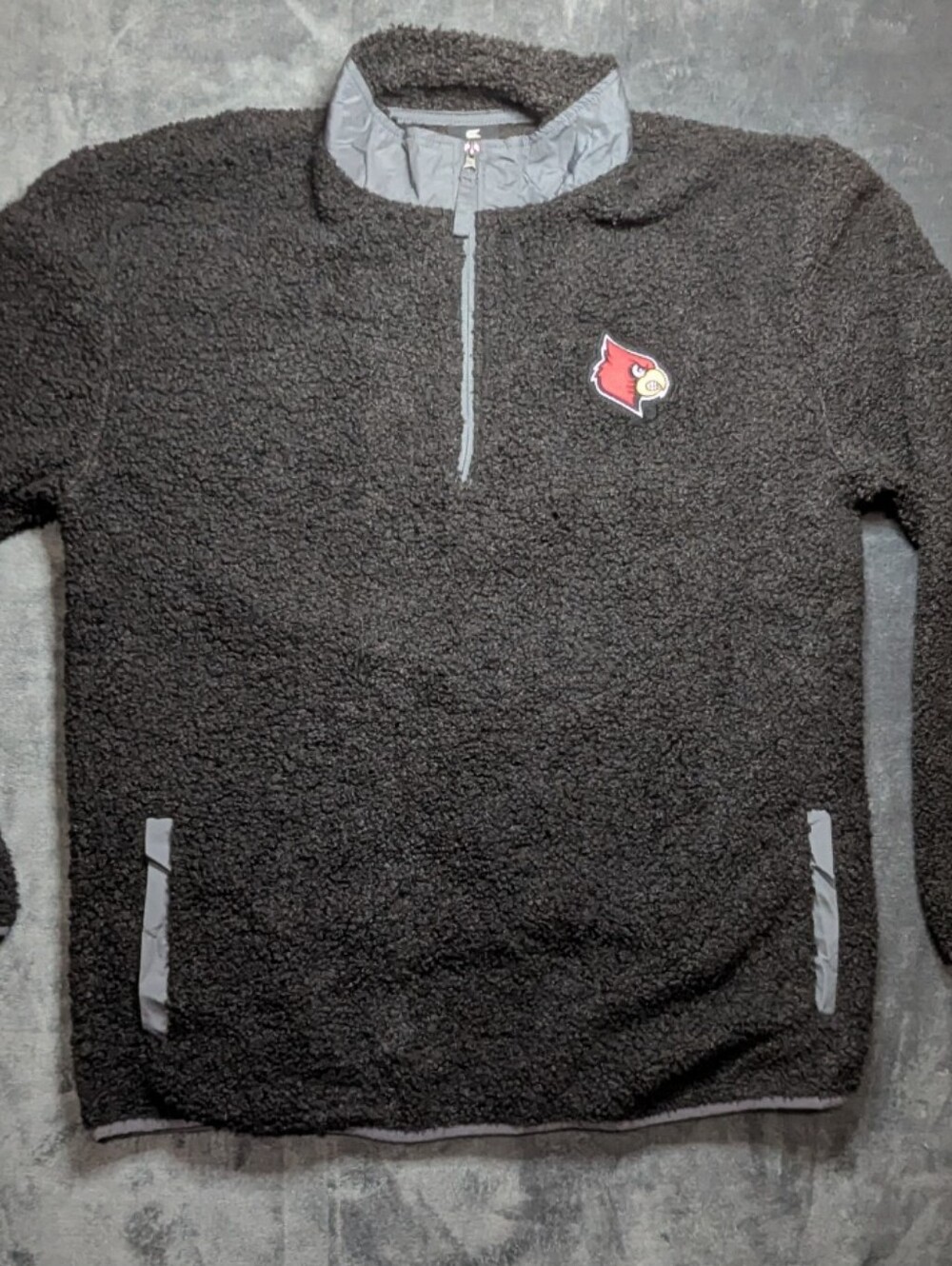 Cardinals Fuzzy Fleece Pullover Unisex  XL